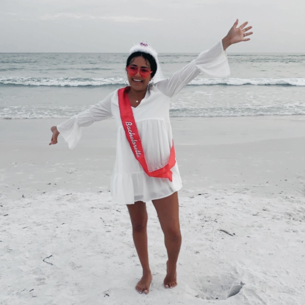White Boho Mini Dress